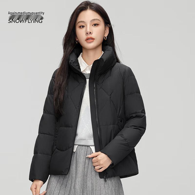 Women's Short Stand Collar Winter Down Jacket