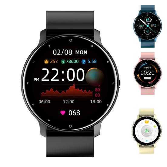 ZL02 Bluetooth-compatible Watch Waterproof Multifunctional Durable Heart Rate Blood Pressure Fitness Tracker Watch for Sports