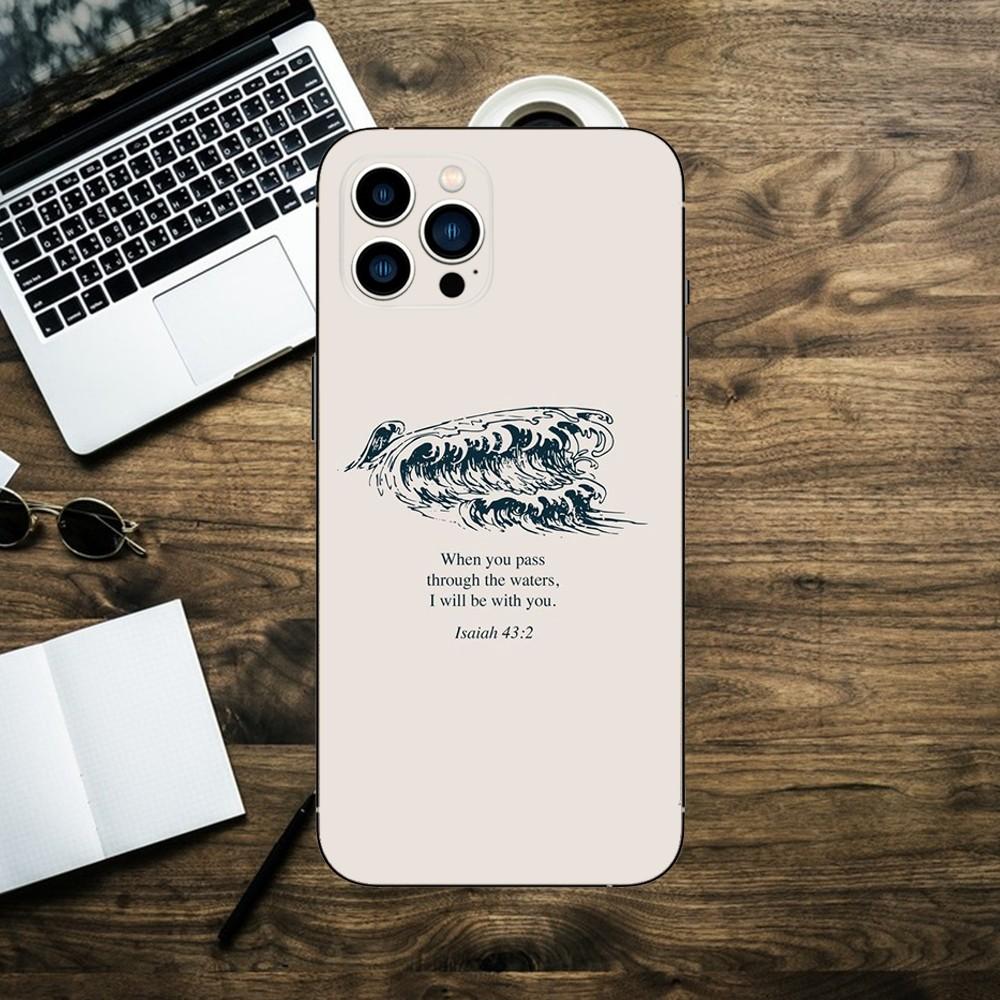 Bible Verse Jesus Christ Christian Phone Case For Apple iPhone 15,14,13,12,11,XS,XR,X,8,7,Pro,Max,Plus,mini Black Cover