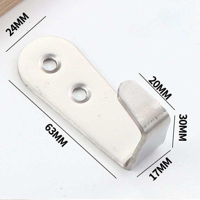 Stainless Steel Coat Hook Bathroom Behind The Hook Door Cloakroom Hook Up Partition Hook Bathroom Wall Hanger Clothes