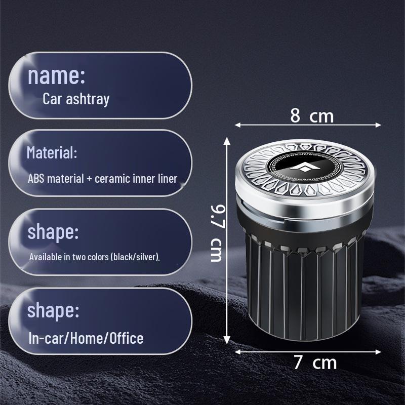 Ashtray with Light for AION Y Plus, AION S, and Meixuan 580V/LX - Car Interior Decor