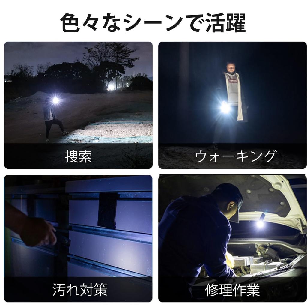 TrustFire Mini 1200 Lumens High Brightness LED Rechargeable EDC Triple Light IPX6 for Disaster Outdoor Cat and Emergencies X3-SE Flashlight, Light,