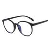 Women's Ultra-Light Comfort Round Non-Prescription Glasses Anti-Blue Light Decorative Clear Lenses for Office Student Lifestyle