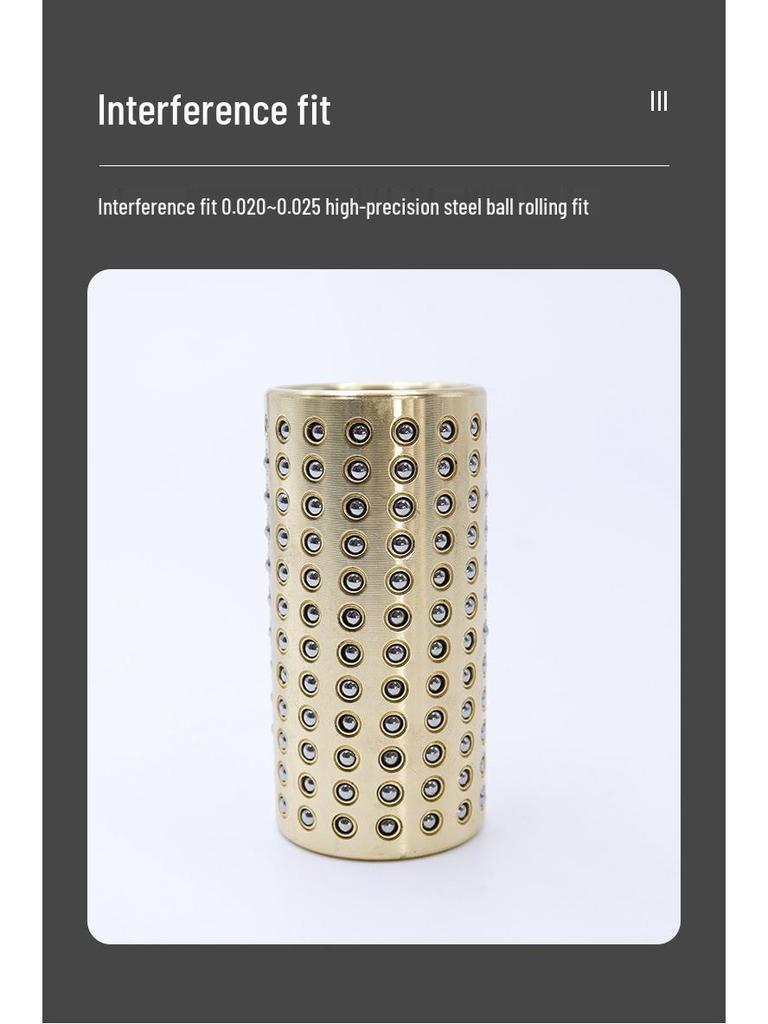 Precision Rolling Ball Guide Post Bushing for Mold Components (Sizes: 20, 22, 25, 28, 32, 38) – SRP, TRP, SGP Types