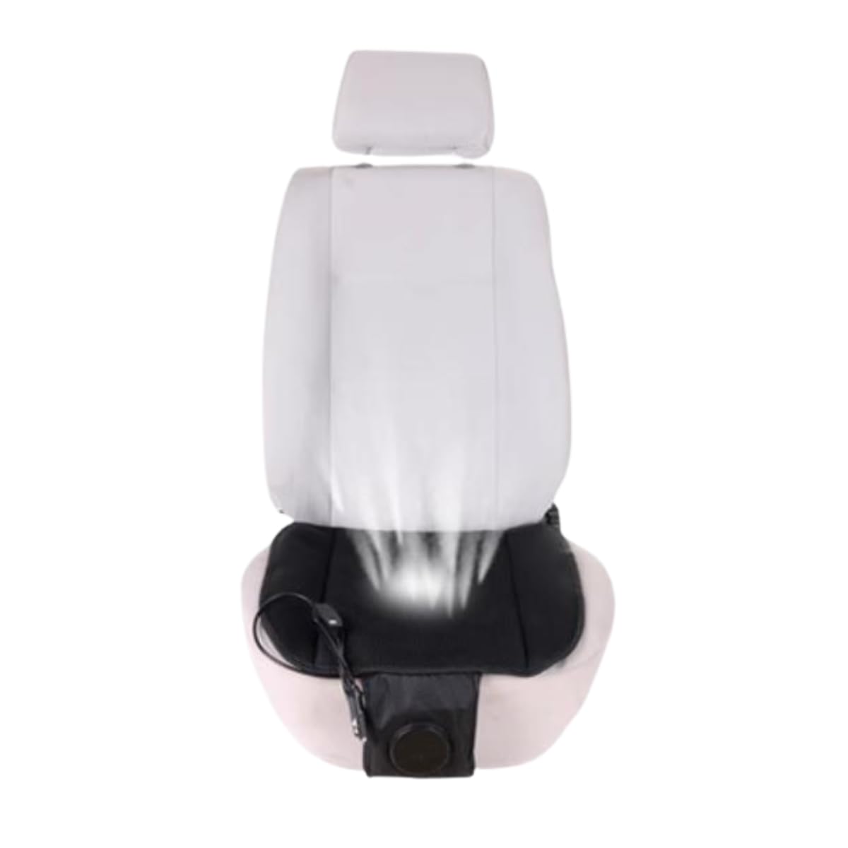 

Cool Car Seat with Prevents Seats from Getting Fan Speed Timer 12V Built-in Fan, Stuffy, 3-Level Adjustment, Function,