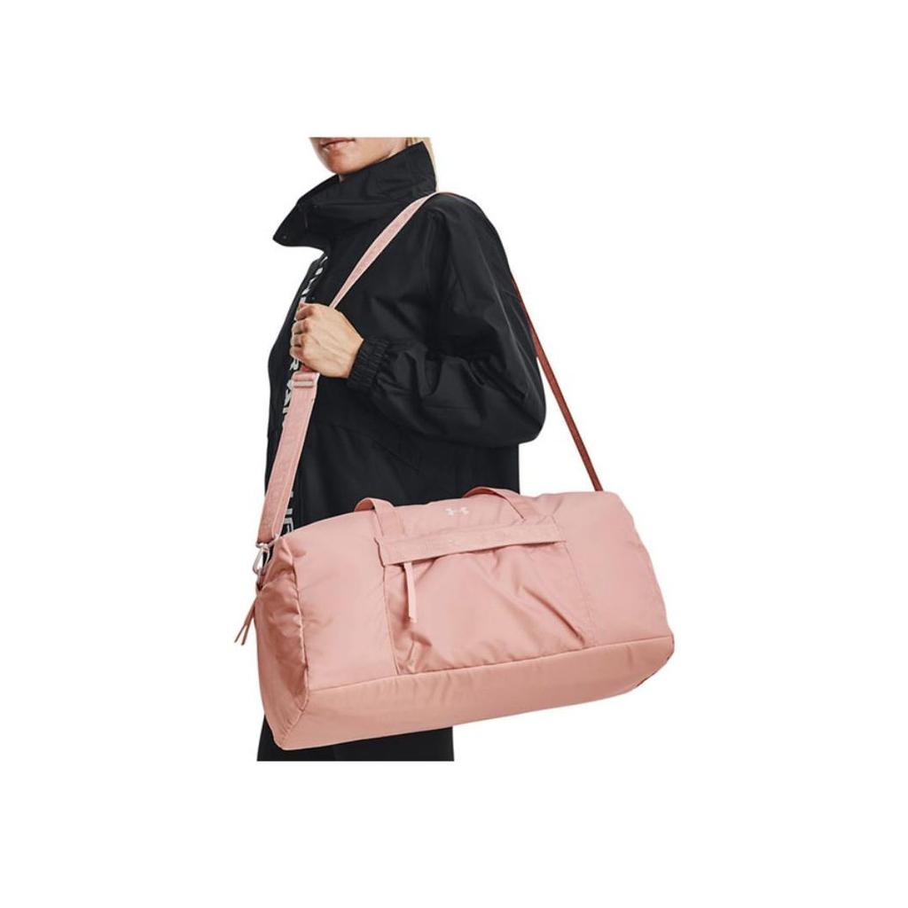 New Under Armour Fabric Handbag Shoulder Bag Crossbody Bag Gym Bag Small Size Unisex Pink 1369212-676