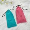 Soft Glasses Bag Drawstring Dustproof Sunglasses Case Pocket Spectacles Cloth Pouch Eyewear Accessories 10PCS
