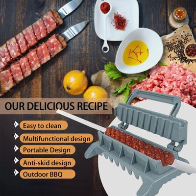 Large Kebab Maker Manual Kabob Mold Portable Barbecue Skewers Family Gathering