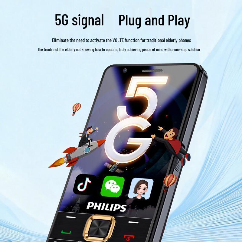 Smartfon Philips E8101 5G dla Seniorów (Wersja CN)