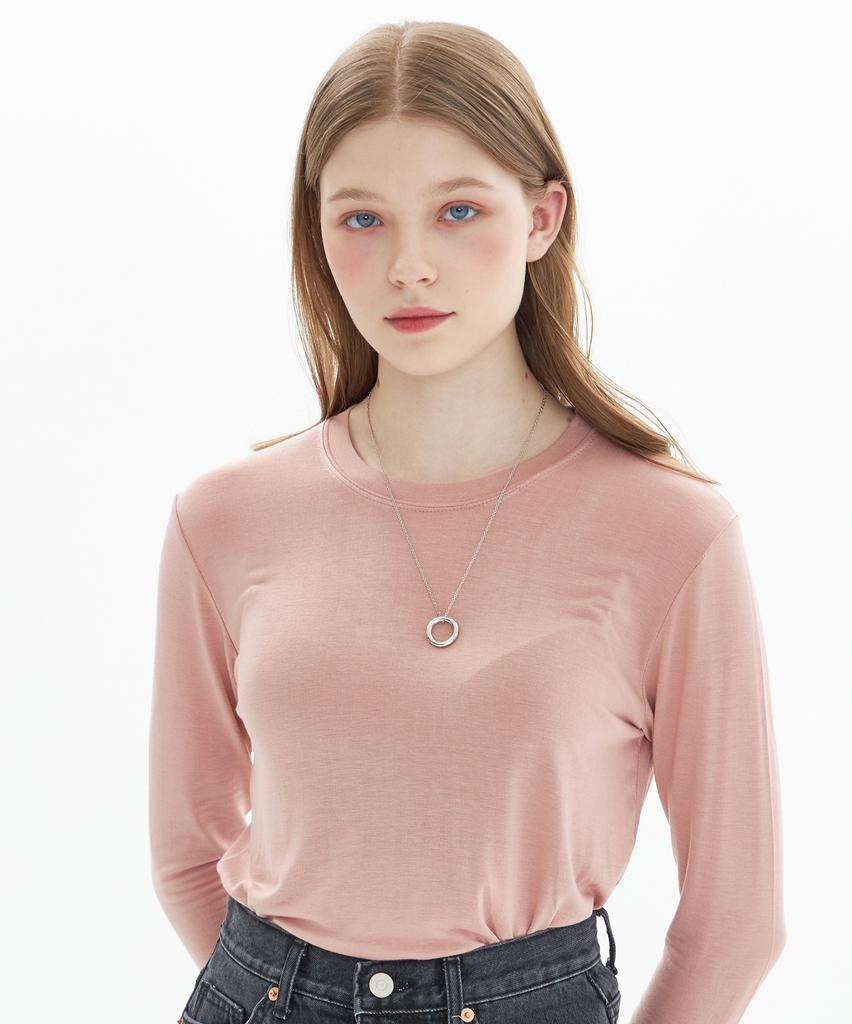 Pink Pineapple Daily Round Neck Ts_Pink