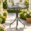 Stylish Bistro Table, Round Patio Table, Accent Table, Garden Side Table (only with bistro table)