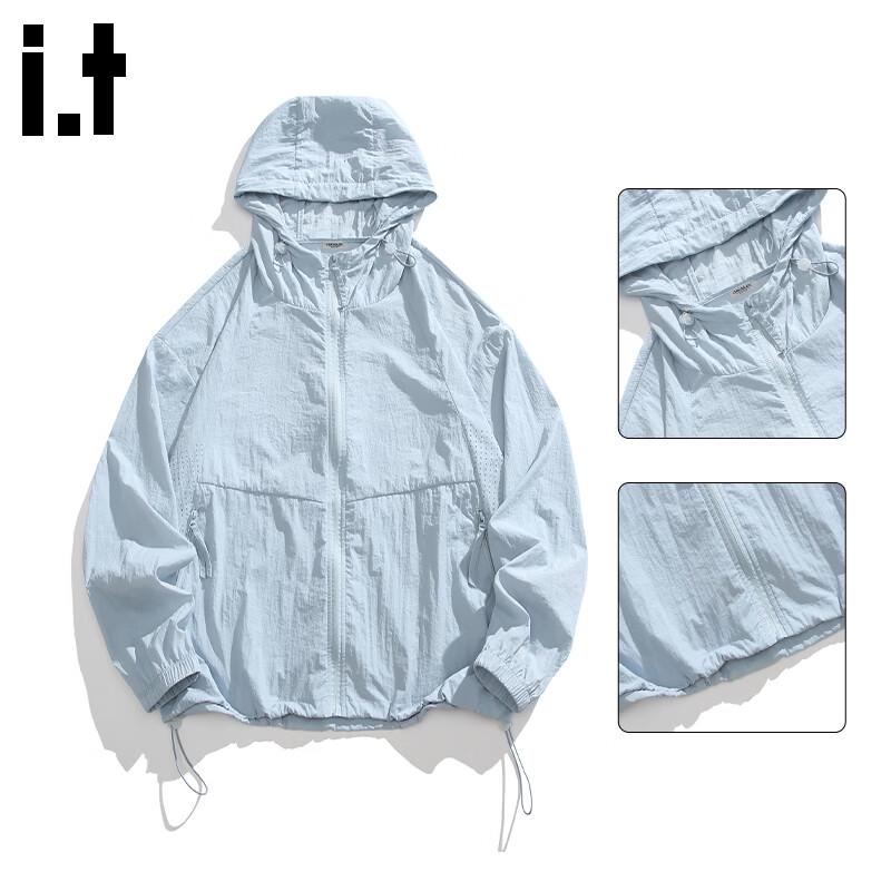 :CHOCOOLATE Unisex UV Protection Lightweight Hooded Jacket