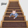 Self-adhesive Stair Treads Runners Rug Carpet Mat Steps Non-Slip for Wooden Safety Residue-free Self-Adhesive Indoor