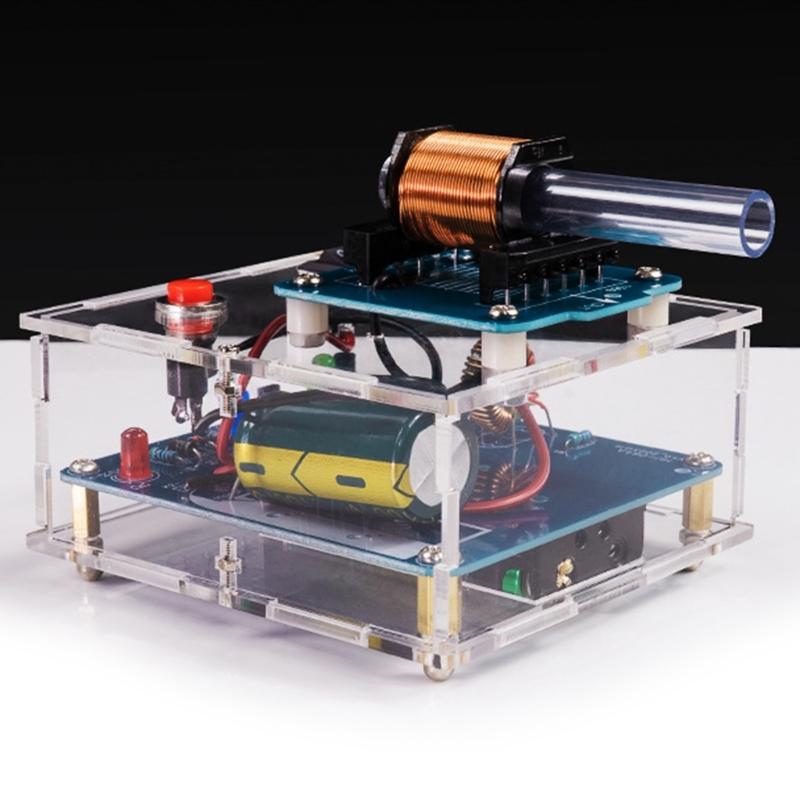 Soldering Practice Kit Handmade Electromagnetic Emitter DIY Coil Boost Transmitter Kit with High Pressure Circuit Board