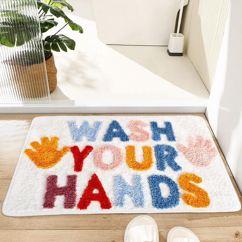 40x60cm 50x80cm Kids Bathroom Floor Rugs Non-Slip Soft Absorbent Bath Mats for Floor Tub Shower Bath Room Decor Christmas Gift