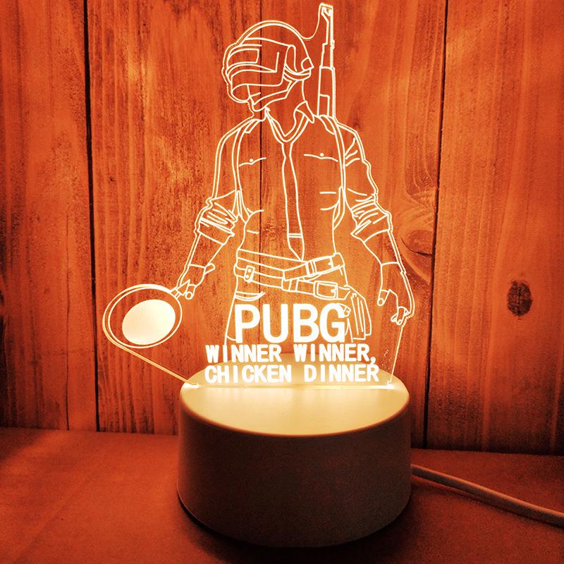 Creative 3D Cartoon Table Lamp – Children's Day Gift, USB Bedside Night Light