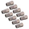 10pcs 8mm Hydraulic Brake Hose Compression Nut Silver Brake Tubing Bolt  Bike Repair