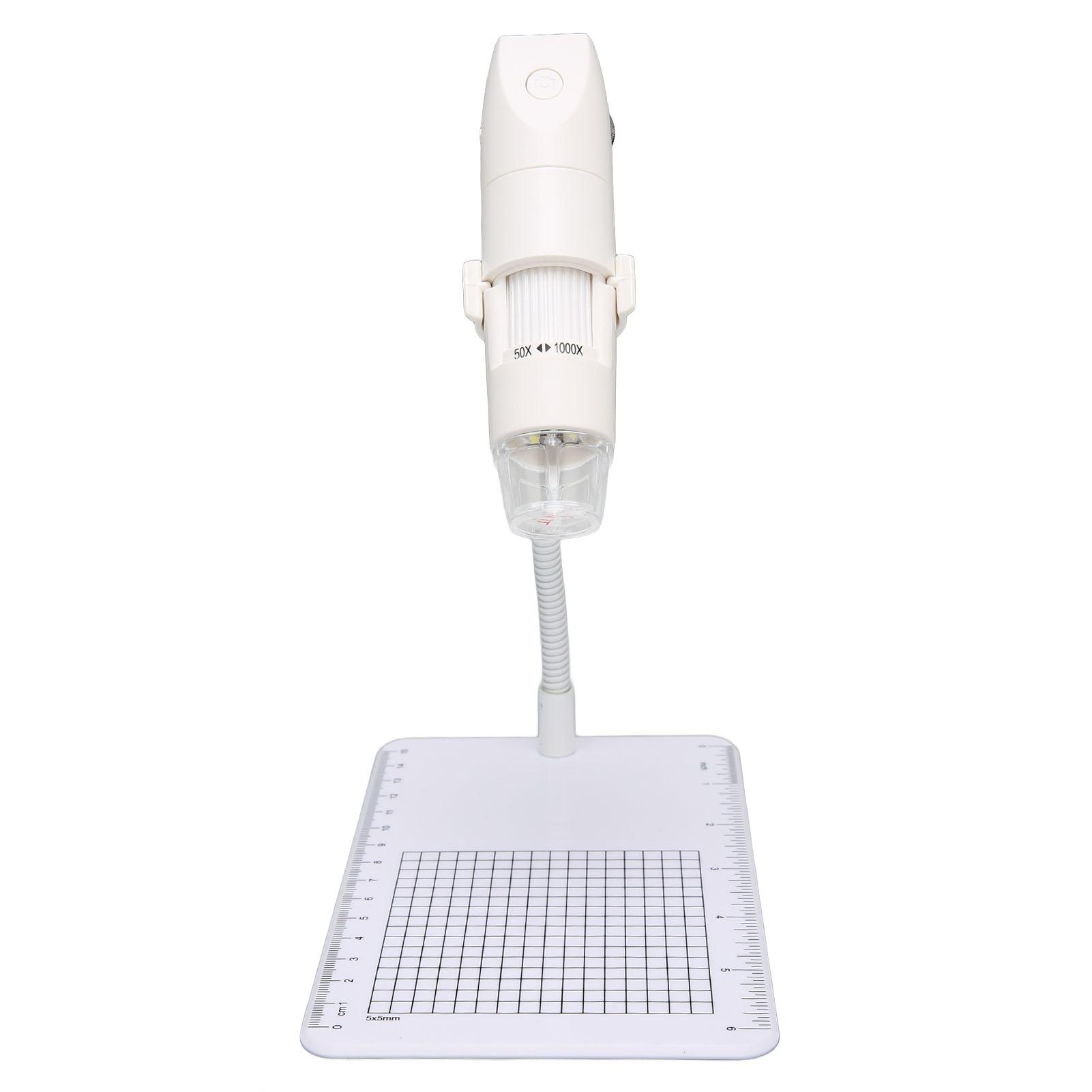 

Wireless Digital Microscope Handheld 8 LED HD Microscope Camera WiFi USB Compatible for Smartphone Tablet PC