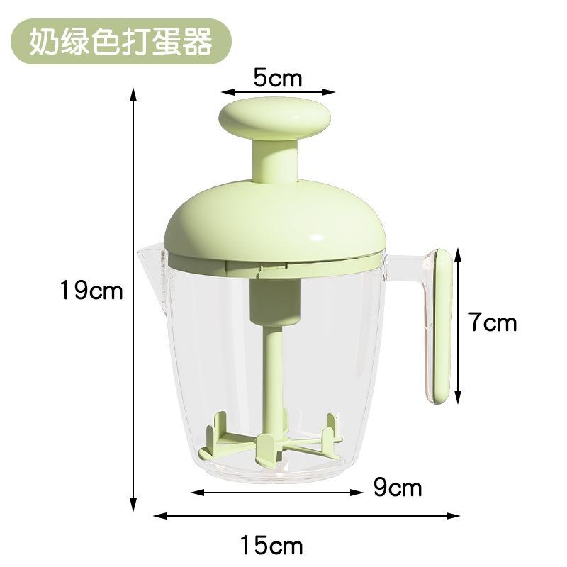 Multifunktionaler Eierschläger mit großer Kapazität für den Haushaltsgebrauch, manuelles Aufschäumen und Schlagen von Sahne, Schneebesen