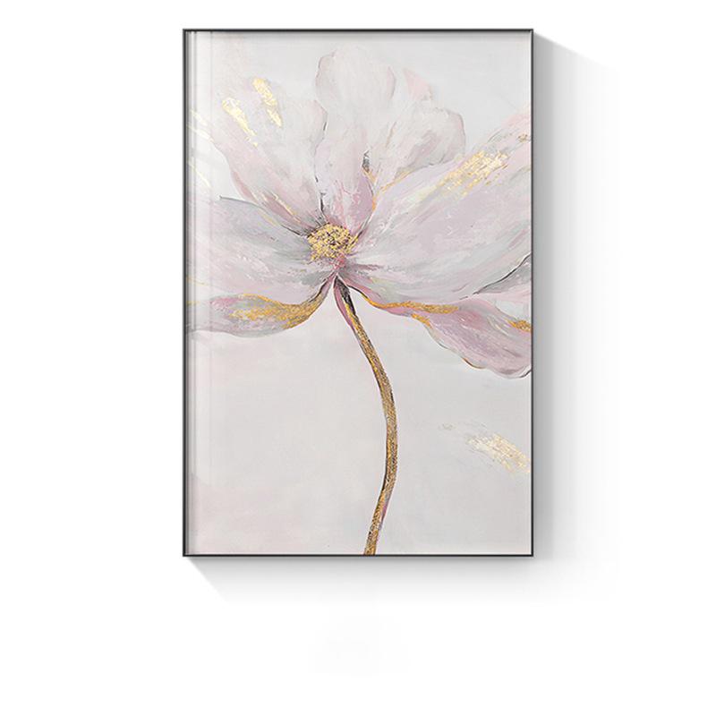 Canvas Painting Beautiful Dream Small Fresh Flower Feather Poster Ideal Gift for Living Room Kitchen Wall Art Wall Decor