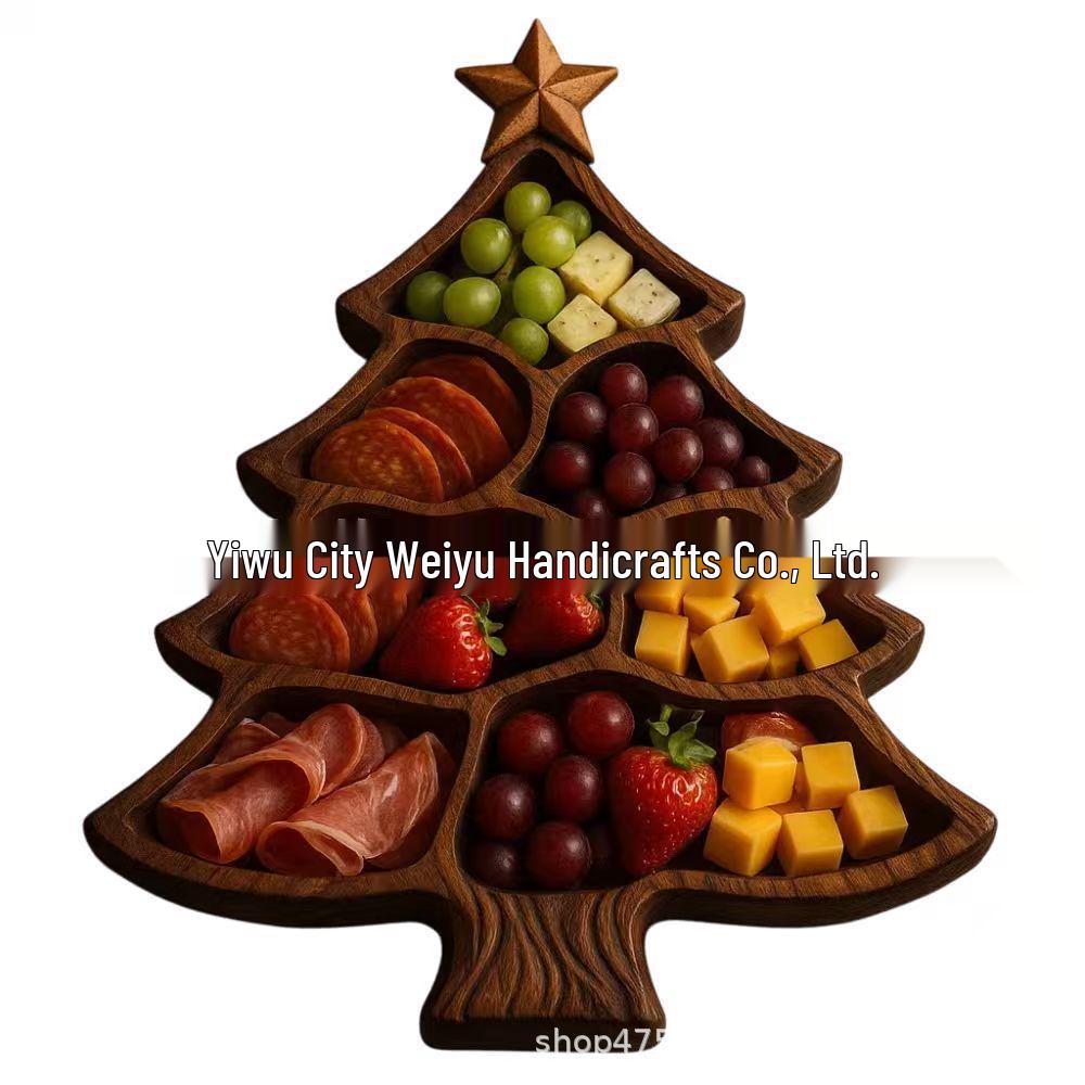 Octopus Charcuterie Platter with Cooked Snacks and Wooden Fruit Tray - New Cross-border Edition