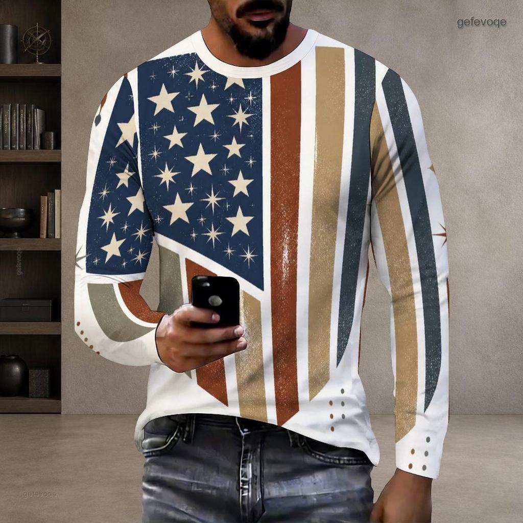 Men Plus Size Crew Neck Long Sleeve Shirt Black Gothic Skull Skeleton Hand Snake Graphic Casual Street Style Top