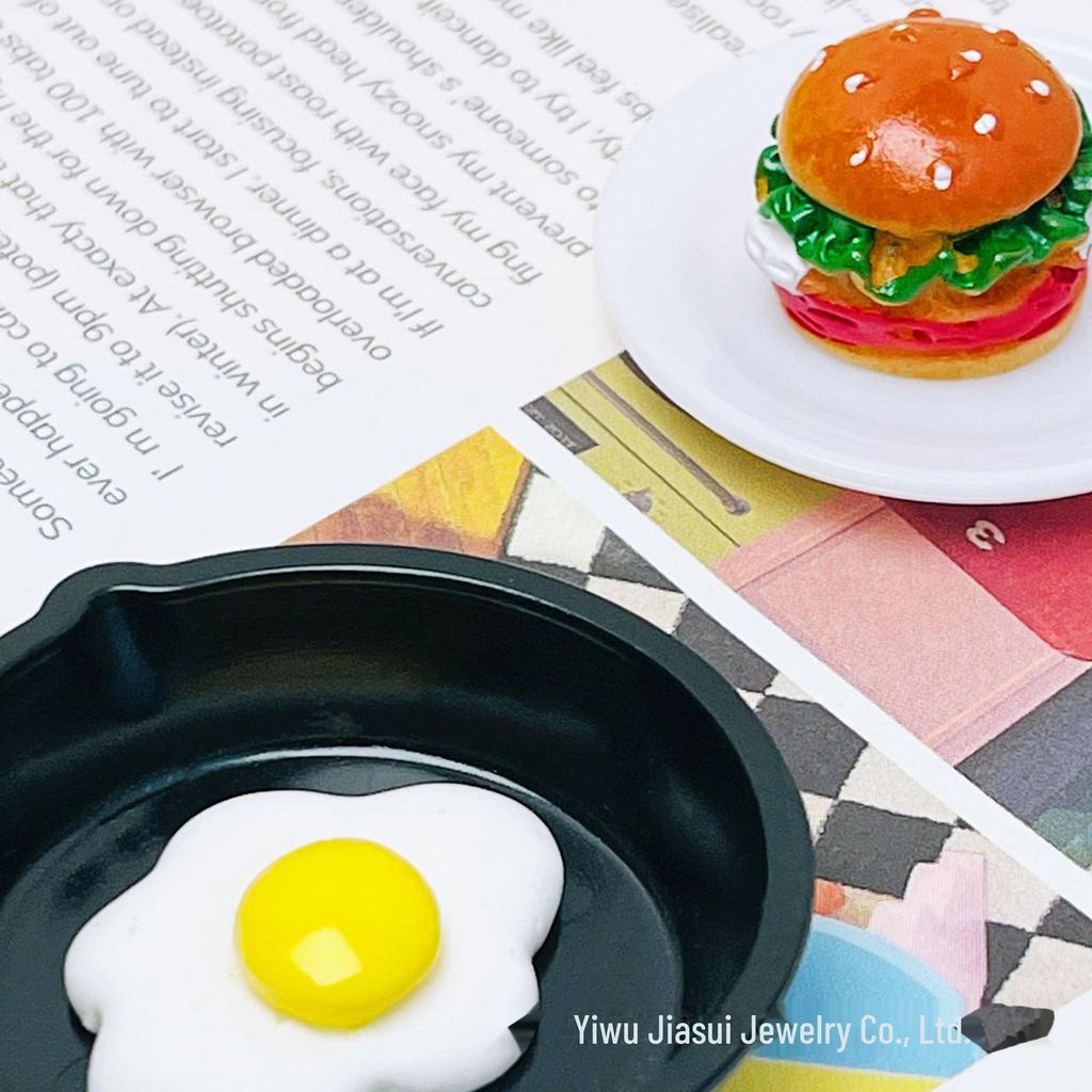 Mini Supermarket Omelette Pan DIY Food Play Dollhouse Accessories