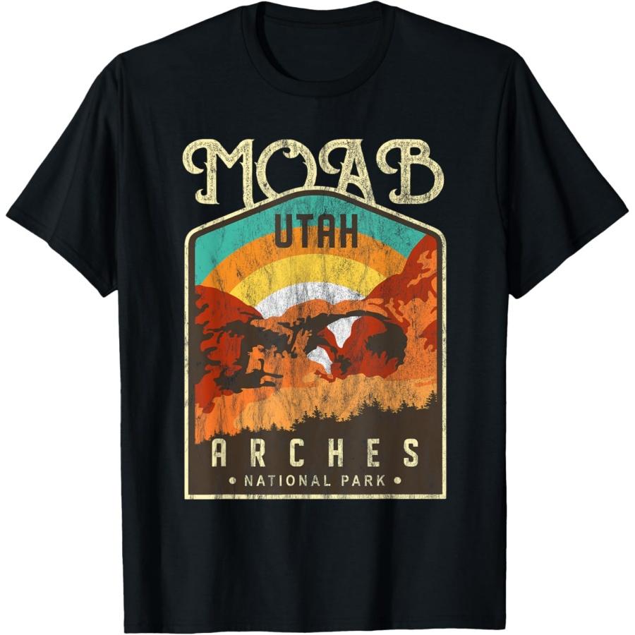 Моаб Юта Национальный парк Арки Смешная футболка с изображением национального парка США S