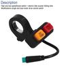 ABS Double Drive Switches With Headlight Integration For Electric Scooters 5 Pin Motor Control And Headlight Adjustment