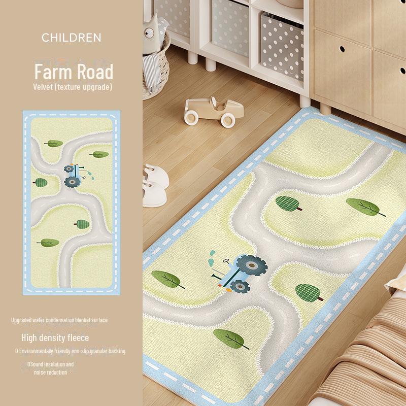 Children's Room Cute Cartoon Non-Slip Bedside Rug