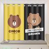 Children's Room High Shading Curtain Boys and Girls Room Bedroom Cartoon Curtain 2023 New Punch Cartoon Pattern Curtain 2 Pieces