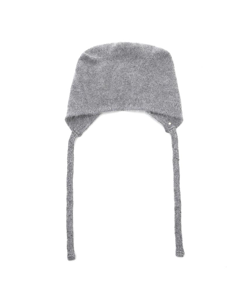 Chyami Kitty Soft Angora Grey Beanie