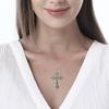 Vintage Crucifix Necklace Aesthetic Gothic Pendant Necklace Chain Rustproof