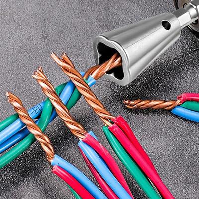 Tel Bükme Aletleri Elektrikçi Hızlıca Twister Twister Tel Güç Matkap Sürücüleri İçin Twister Bükülmüş Bükme Kablo Cihazı