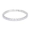 Copper Micro-Inlaid Zircon Square Tennis Bracelet - High-End Fashion Jewelry