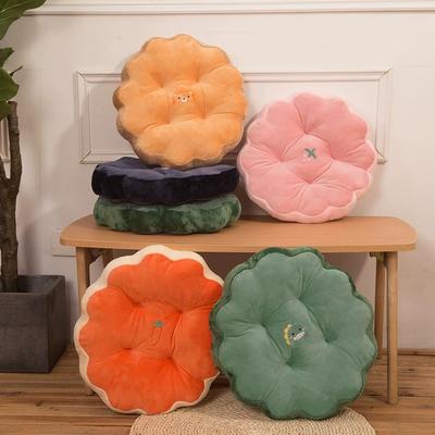 Creative Fruit Cushion Round Pillow Animal Multifunctional Thickened Car Travel Cushion Office