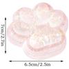 Large Cat Paw Squeezes Toy for Stress Relief, Squishy Cat Paw with Sequins, Soft White Design for Adults and Children