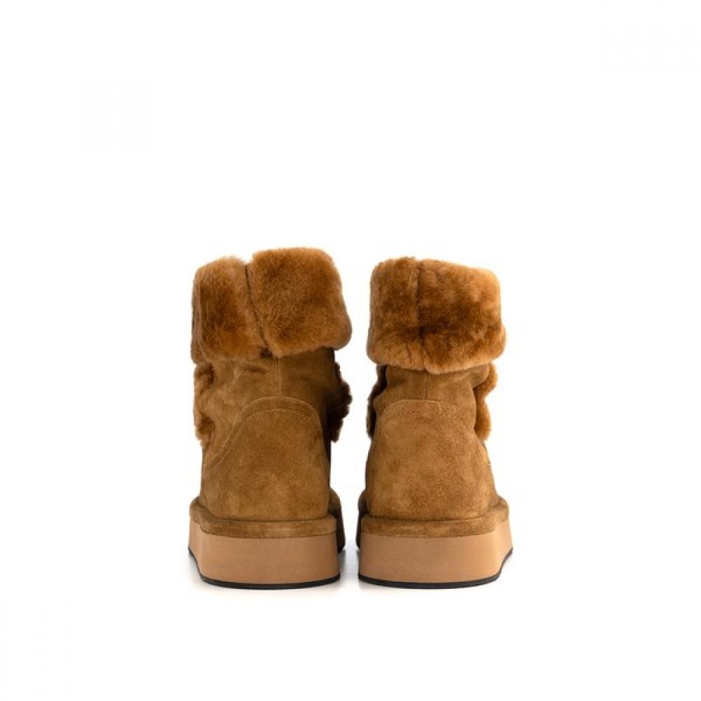 Soda Women S caSual Wool Raw Rubber bootS Hib409ka37  4cm 