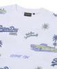 Syupeodeulai Street Surfer Pattern T-Shirt White