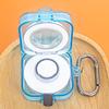 Clear Flexible Case with Carabiner Protector Cover for Rings Charger Shell Dustproof Charging Case Cover