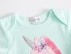 2025 Korean Style Summer Baby Girl Bodysuit Set - 3-Piece Newborn Rompers
