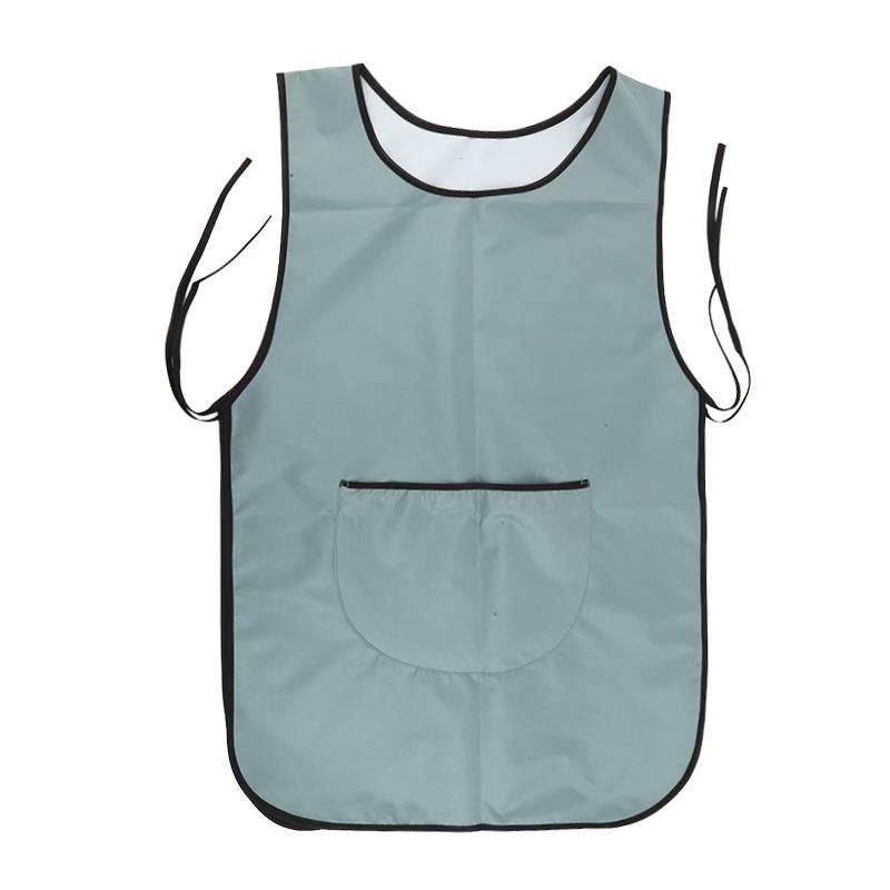 Waterproof Stain-Resistant Apron Nylon Vest Style Anti Dirty Kitchen Aprons Multipurpose Breathable Coffee House Uniform