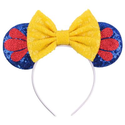 Festival Party Haarschmuck Mausohren Stirnbänder Schneewittchen Schleife Glitzer Stirnbänder für Kinder Prinzessin Haarspangen