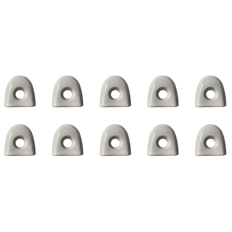 Rare 10X Car Door Lock Cover With Key Hole For Nissan Juke & Micra Drivers 806441KK0D Car Accessories White