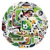 50 Football Graffiti Stickers: Creative Waterproof Sports Ball Decals for Water Bottles, Luggage, and Phones