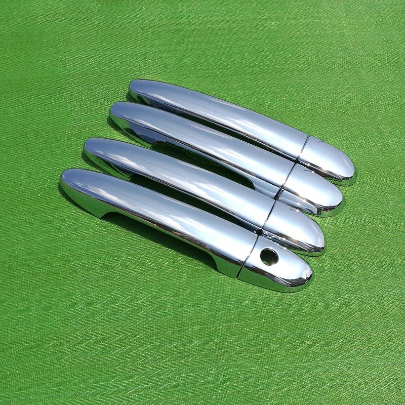 for Mazda 2 Demio 2015 -2018 DJ Chrome Door Handle Cover Trim Set 2016 2017 Sedan Hatchback Car Accessories Stickers Car Styling