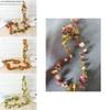 High Realistic Artificial Peony Floral Garland With 45 Heads For Weddings And Parties