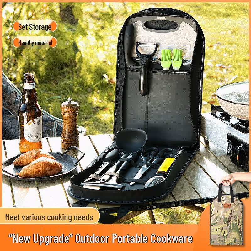 Portable Outdoor Camping Cookware & Knife Set 13-Piece Outdoor Knife Set камуфляжный