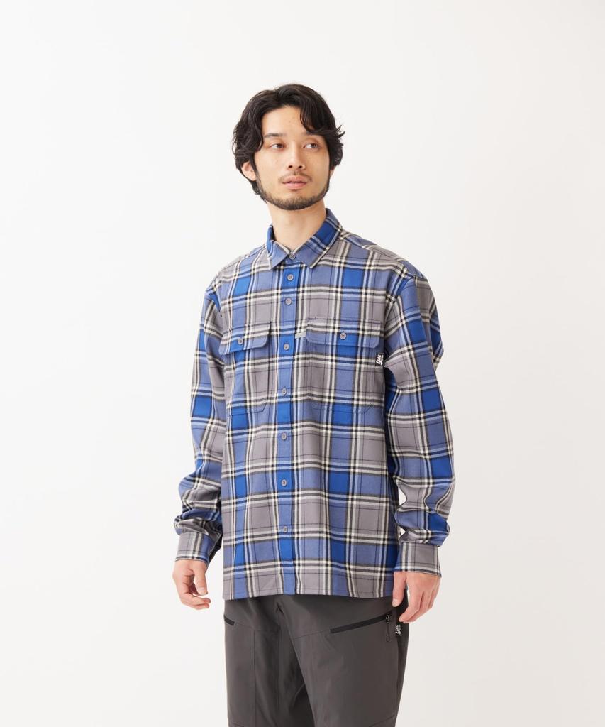 Snow Peak Tasman Merino Wool Shirt Tops Shirt Long Sleeve GREEN CH L EP-SH-26SU003 Men's Women's
