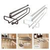 Under Cabinet Hanging Rack Wine Glass Storage Racks Simple Designs Holders Perfect For Bars And Kitchens